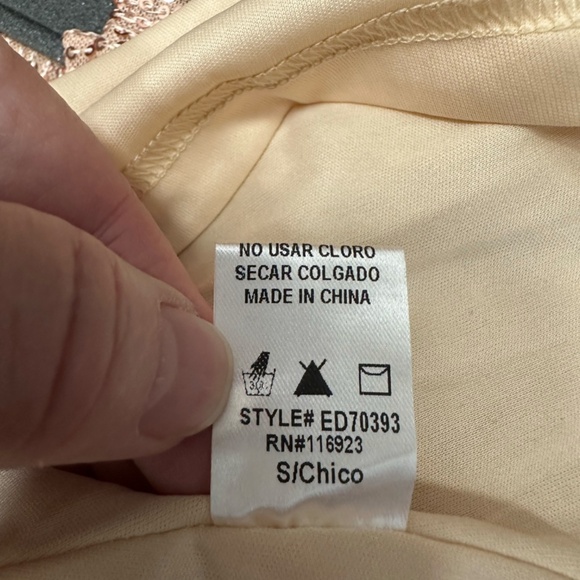 Boutique - Rose Gold Sequin Party Special Event Glam Midi Dress, Sz S, M,L NWT - Picture 7 of 9